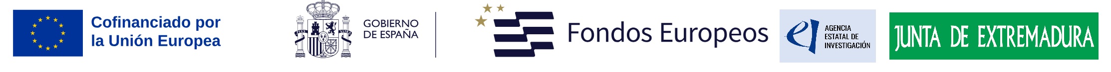 Financiación EQC2024: Unión Europea FEDER, Gobierno de España, Fondos Europeos, Agencia Estatal de Investigación y Junta de Extremadura